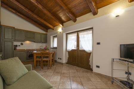 Residence Alouette - Alloggio Genzianella - Soggiorno